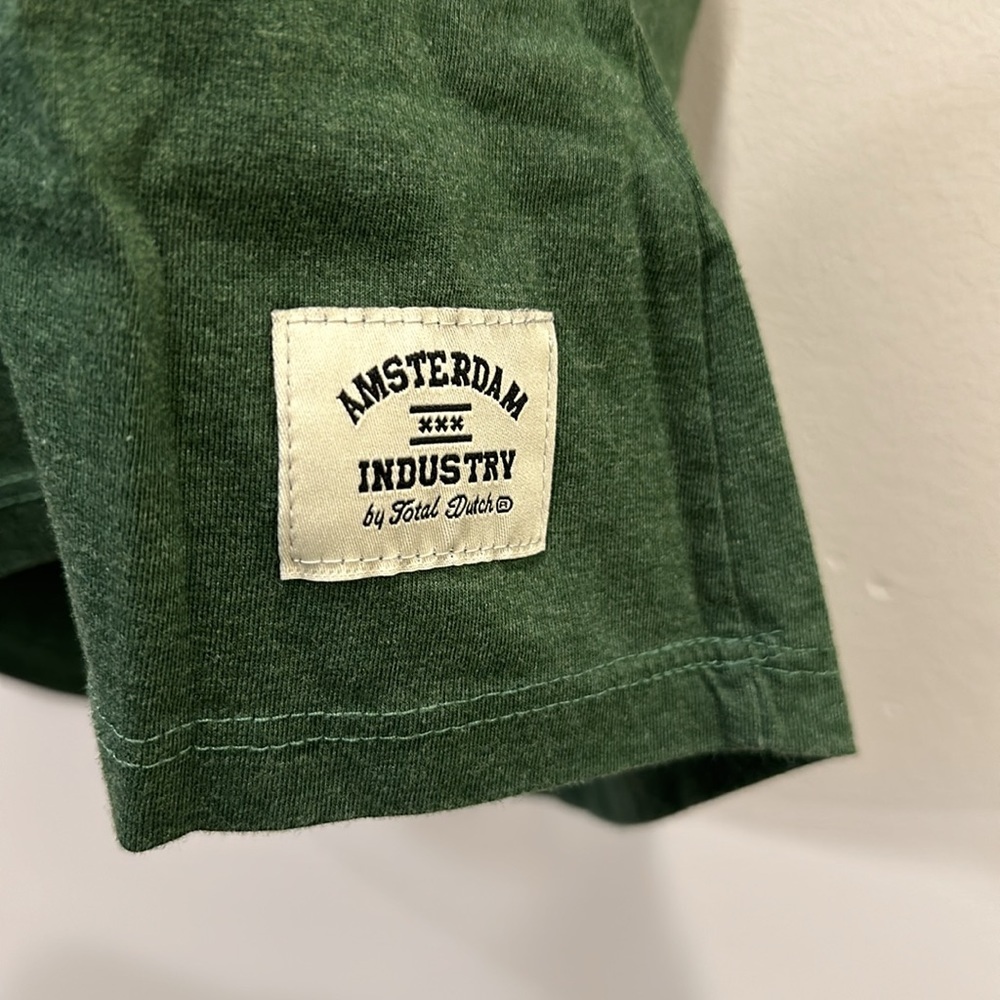 Amsterdam Industry t-shirt. Green. Excellent condition. - Picture 3 of 5